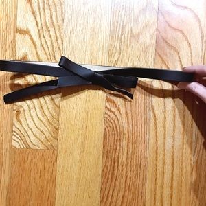 Black bow belt Kate Spade